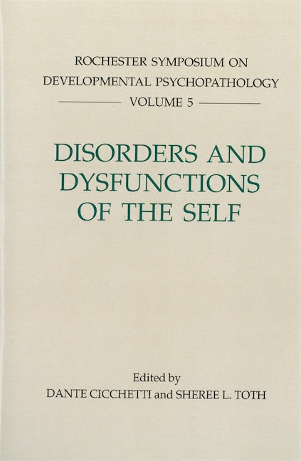 Book cover image for Disorders and Dysfunctions of the Self ISBN: 9781878822314