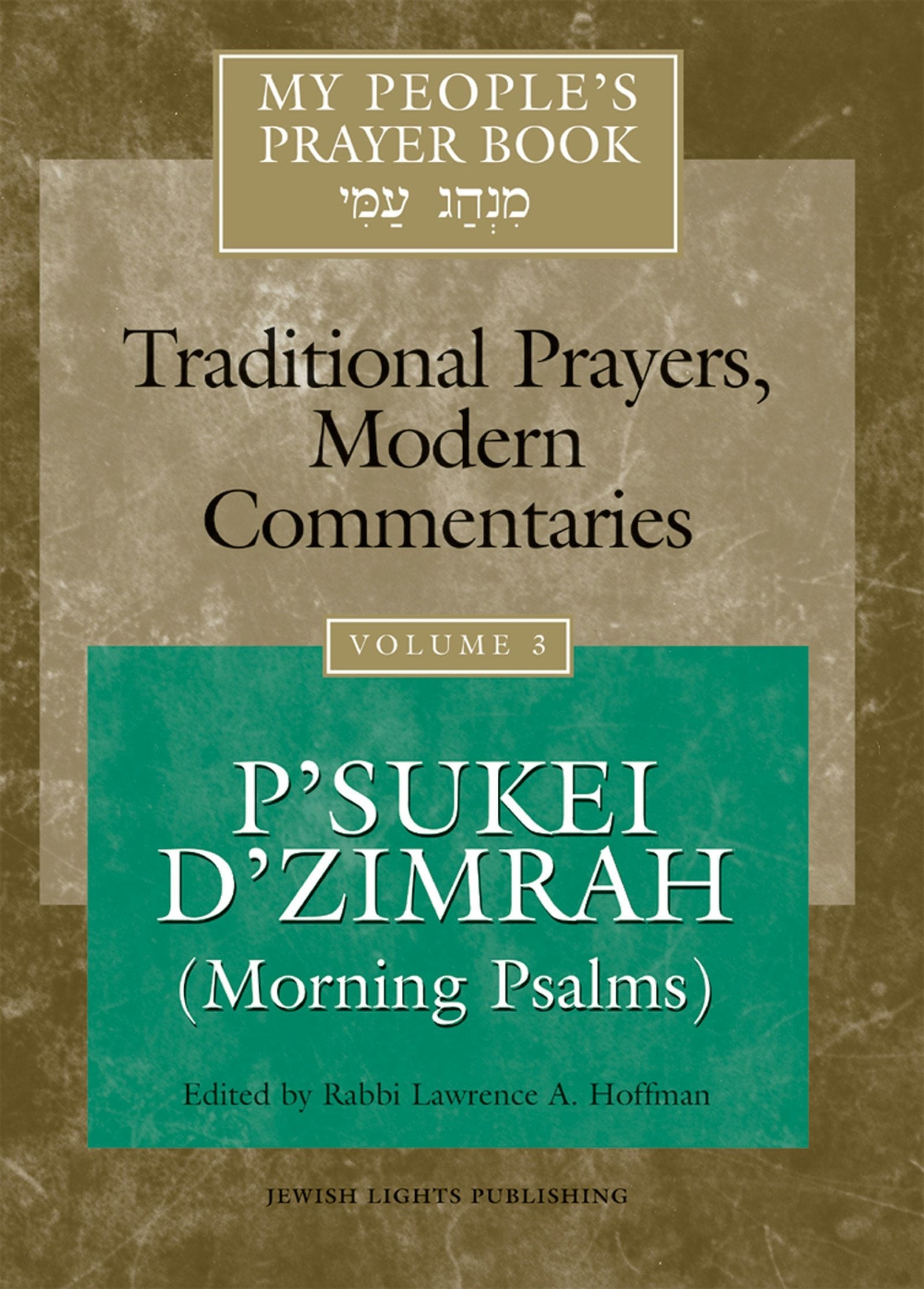 Book cover image for My People's Prayer Book Vol 3 ISBN: 9781879045811