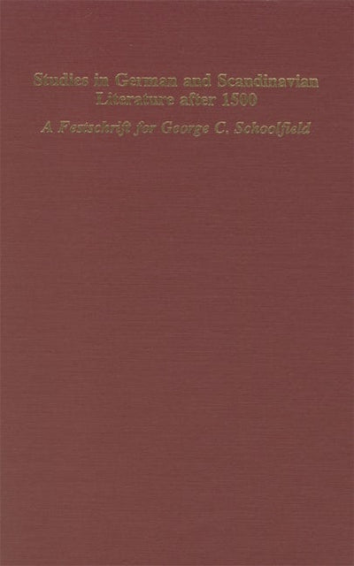 Studies in German & Scandinavian Lit. after 1500