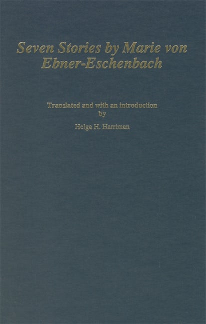 Book cover image for Seven Stories by Marie von Ebner-Eschenbach ISBN: 9781879751477