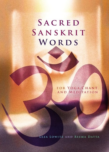 Book cover image for Sacred Sanskrit Words ISBN: 9781880656877