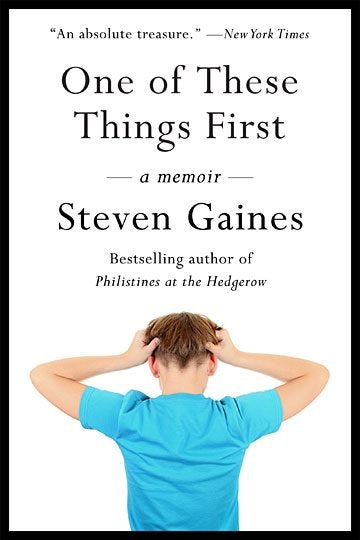 Cover image for One of These Things First, isbn: 9781883285692