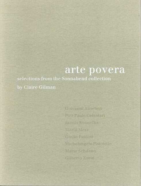 Book cover image for Arte Povera ISBN: 9781884919114