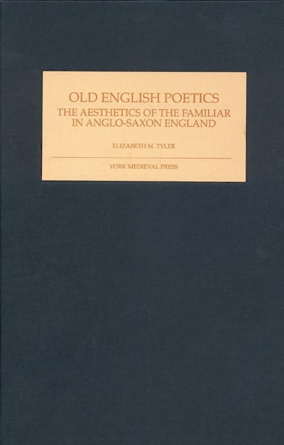 Book cover image for Old English Poetics ISBN: 9781903153208