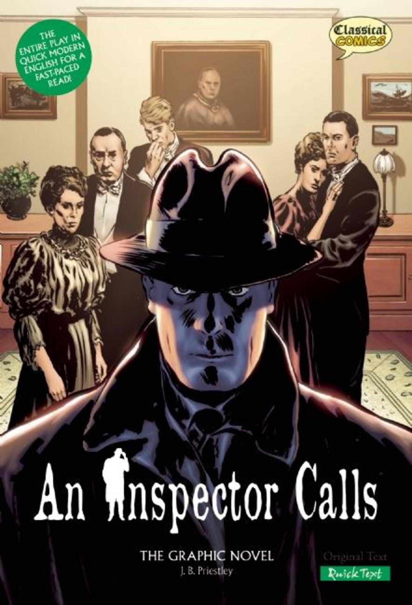 Cover image for An Inspector Calls The Graphic Novel: Quick Text ISBN 9781907127243