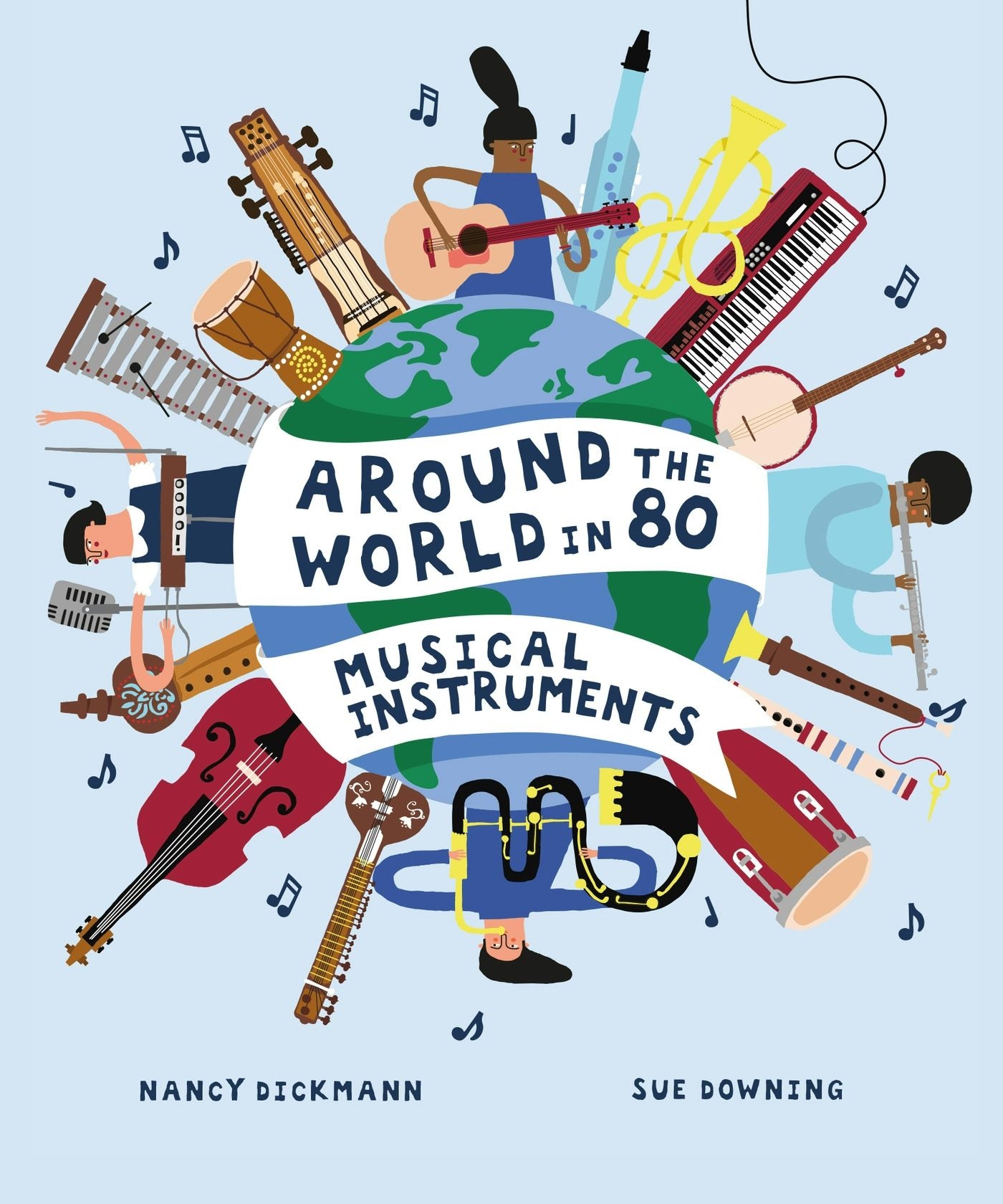 Book cover image for Around the World in 80 Musical Instruments ISBN: 9781913519919
