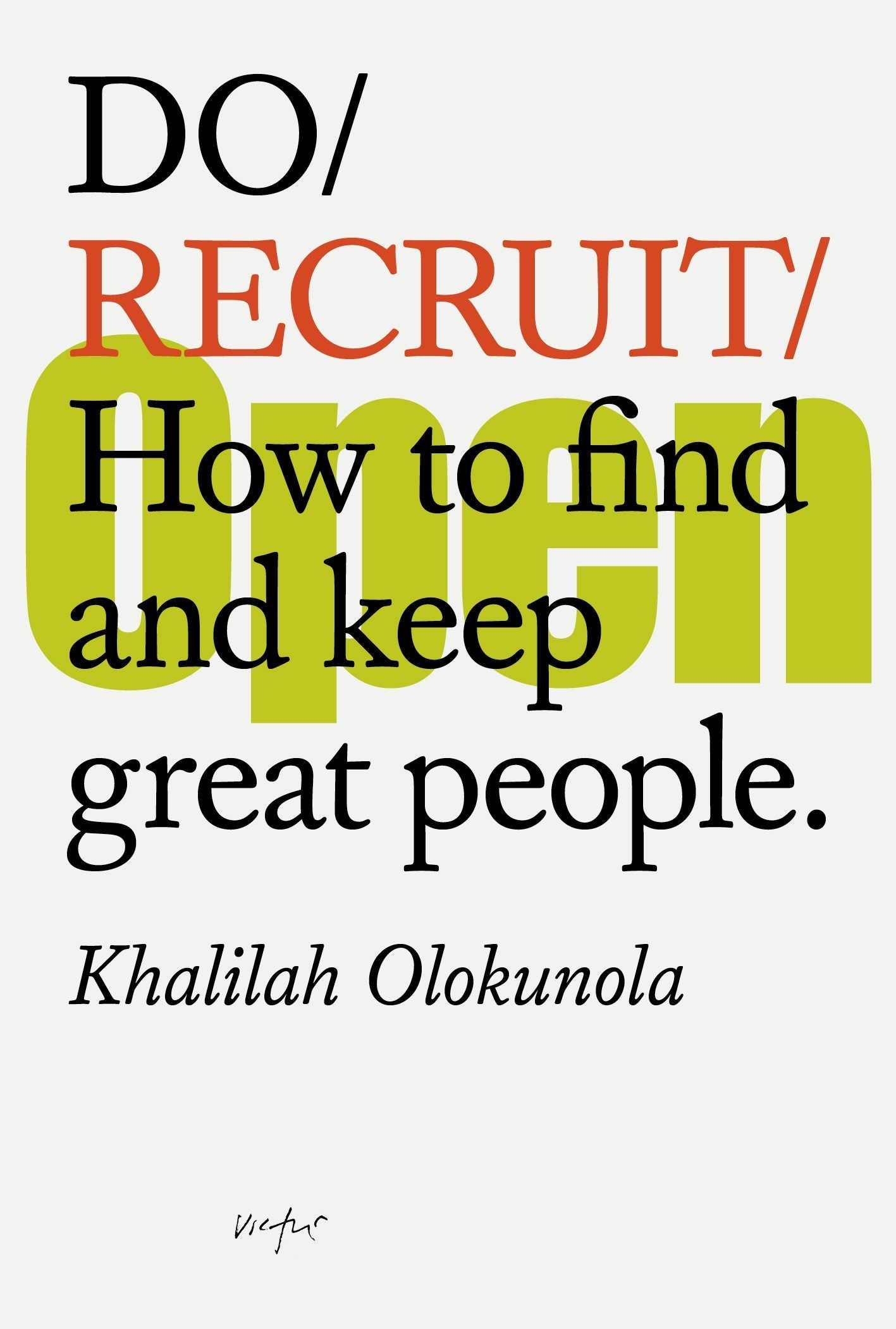 Book cover image for Do Recruit ISBN: 9781914168307