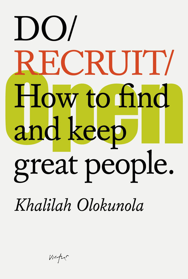 Cover image for Do Recruit, isbn: 9781914168307