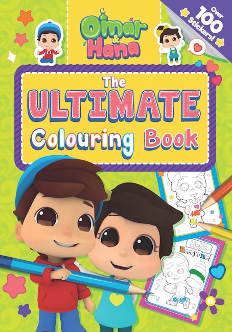 Book cover image for Omar & Hana The Ultimate Colouring Book ISBN: 9781914364037