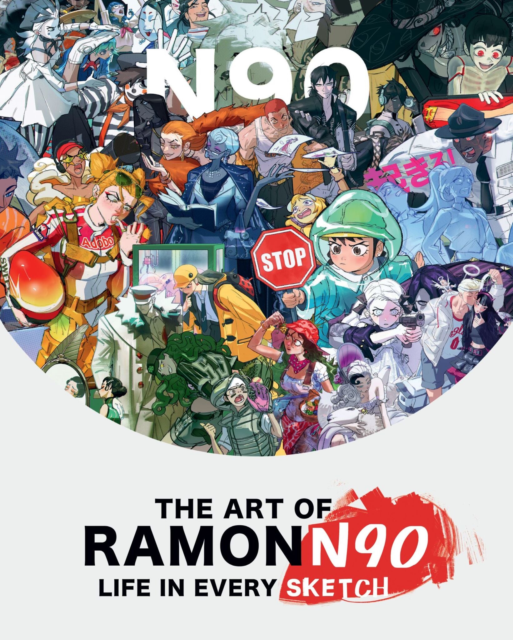 Cover image for The Art of RamonN90: Life in Every Sketch ISBN 9781915992222