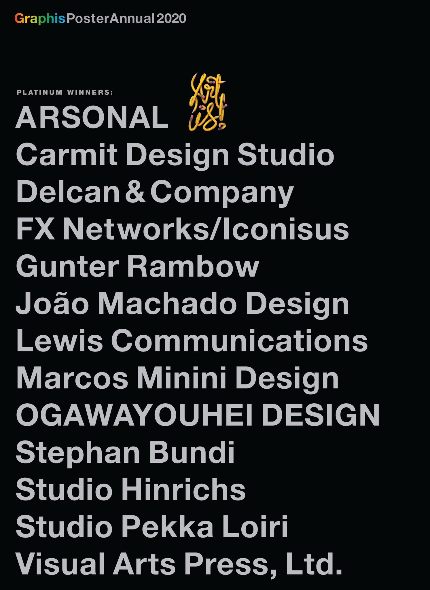 Cover image for Graphis Poster Annual 2020 ISBN 9781931241816