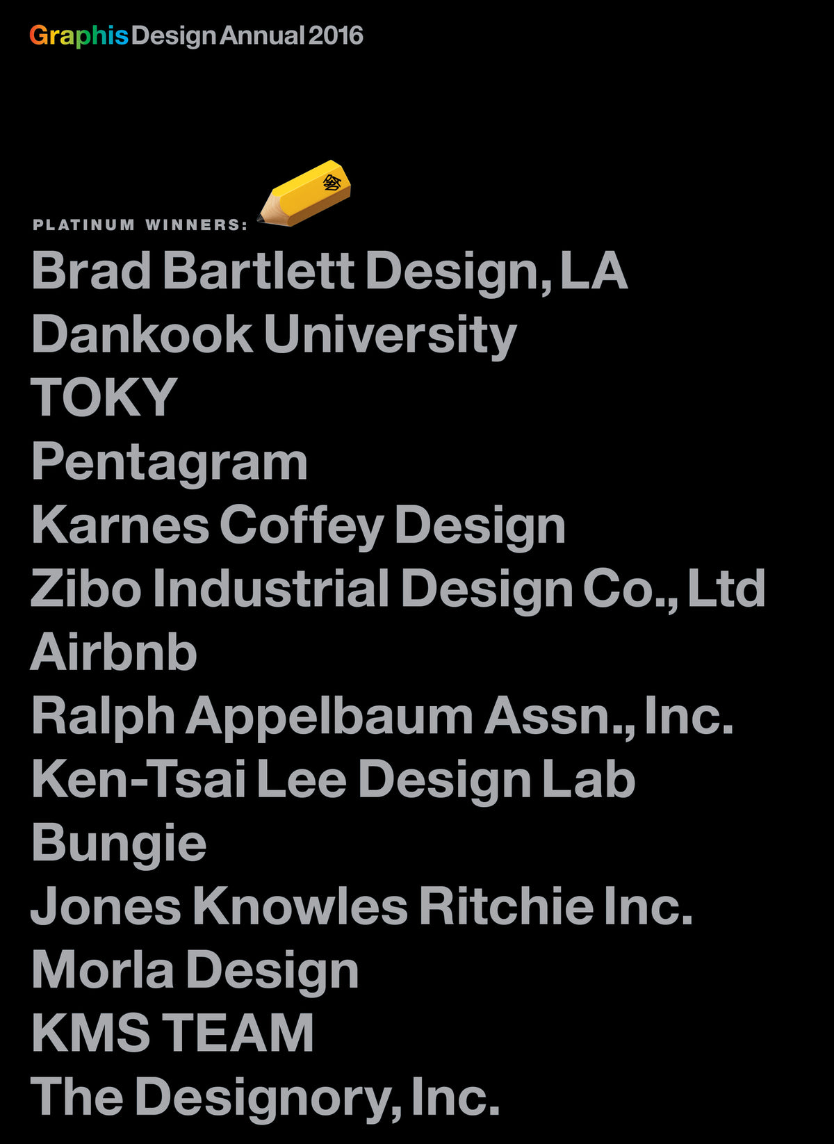 Cover image for Graphis Design Annual 2016 ISBN 9781932026962
