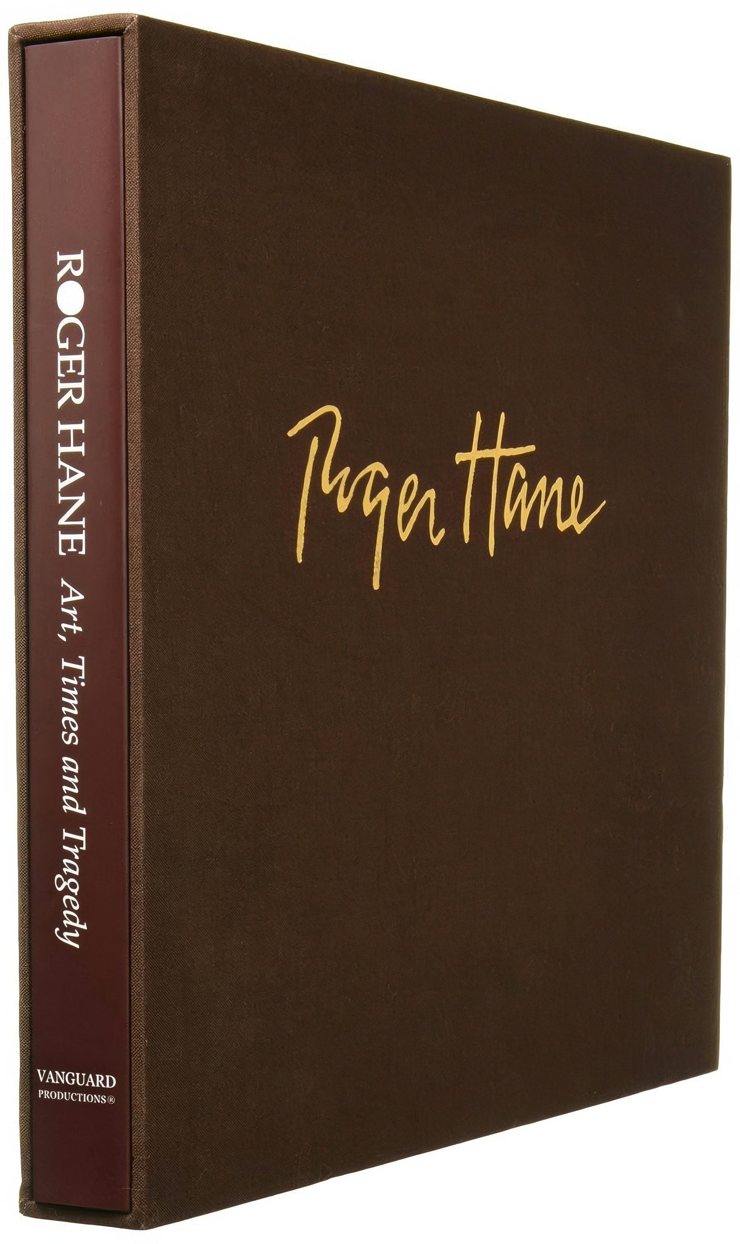 Book cover image for Roger Hane Art Times & Tragedy [Slipcased DLX HC] ISBN: 9781934331248