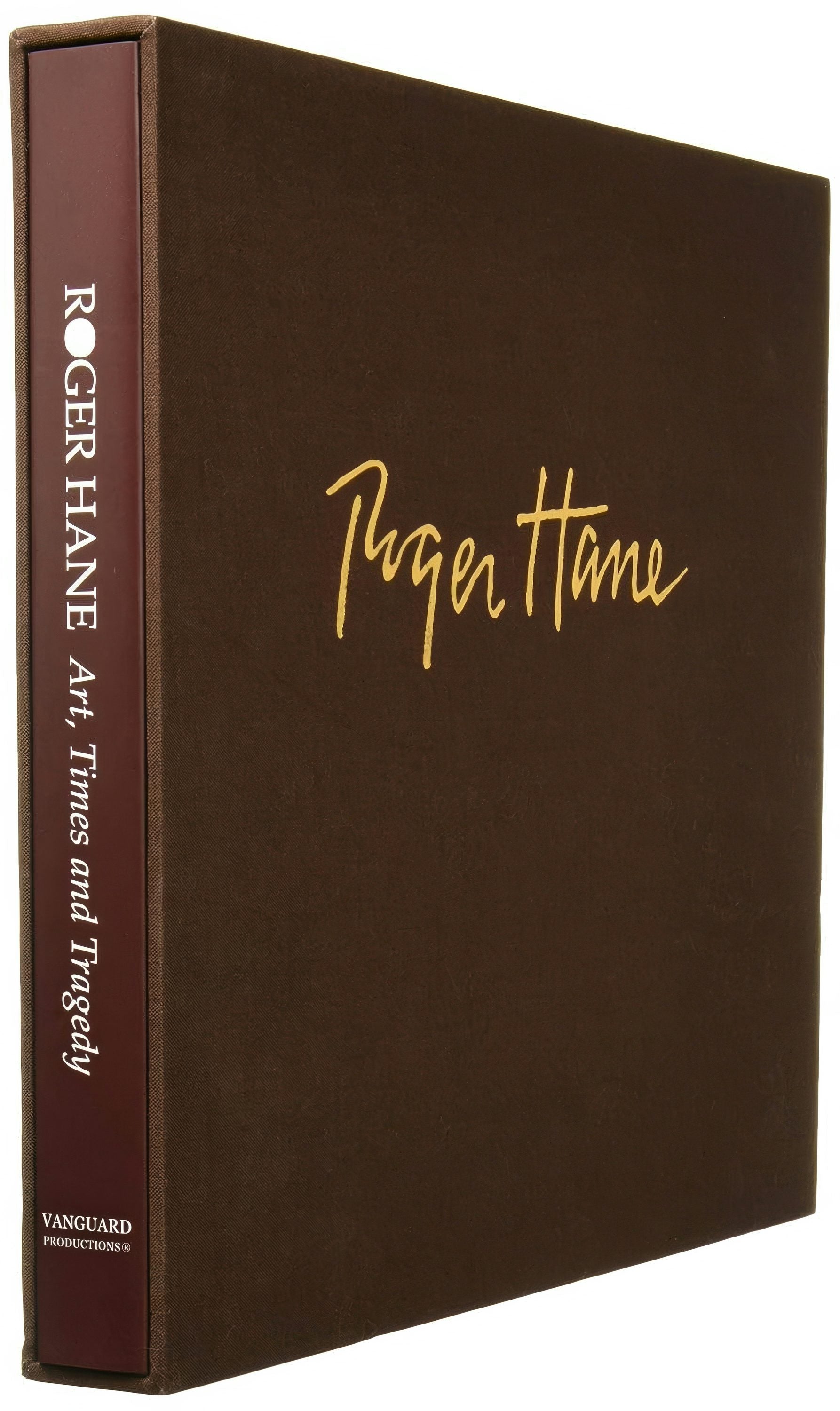 Book cover image for Roger Hane Art Times & Tragedy [Slipcased DLX HC] ISBN: 9781934331248