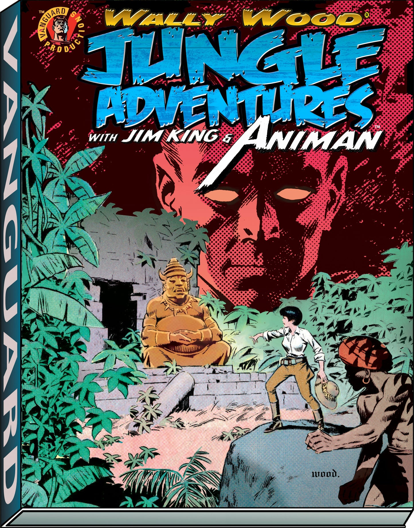Book cover image for Wally Wood: Jungle Adventures w/ Animan ISBN: 9781934331712