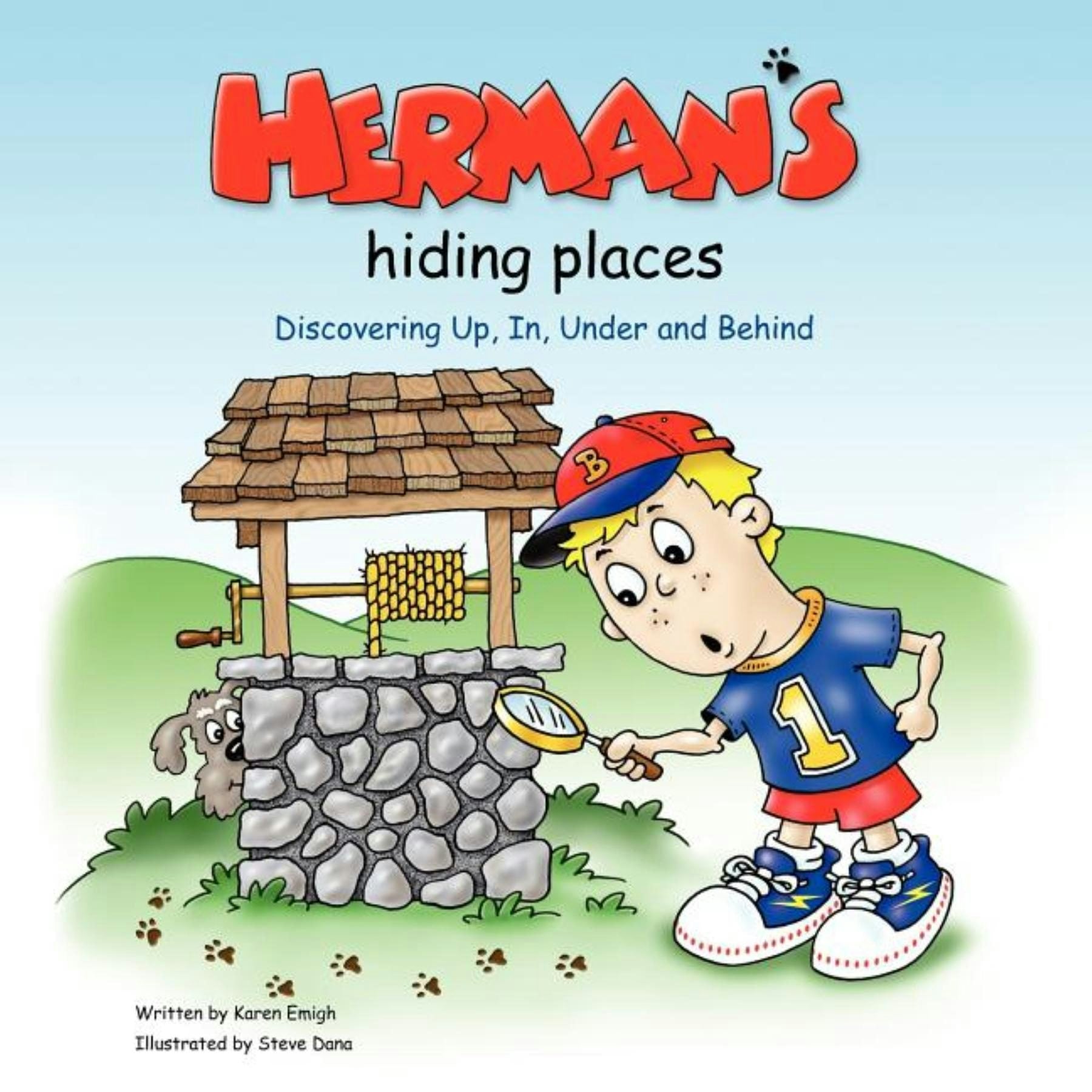 Book cover image for Herman's Hiding Places ISBN: 9781935274612