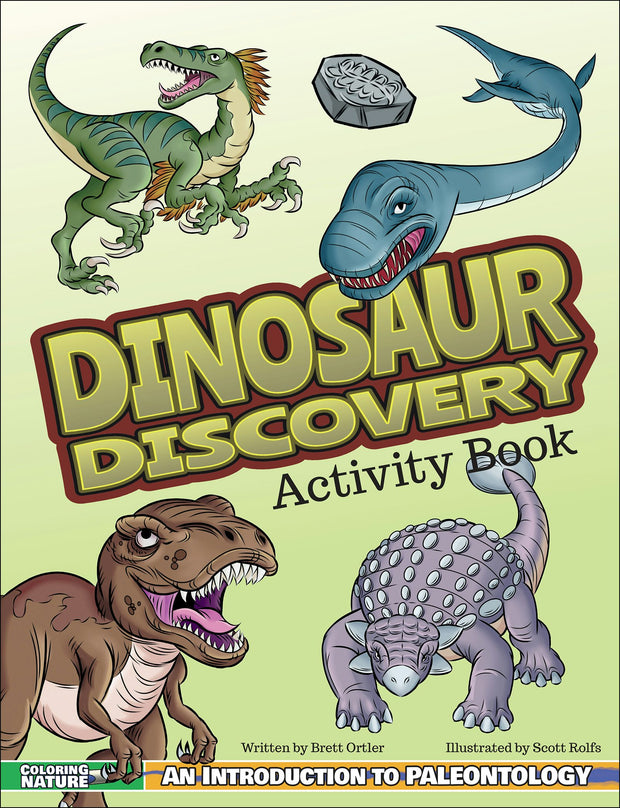Cover image for Dinosaur Discovery Activity Book, isbn: 9781940647159