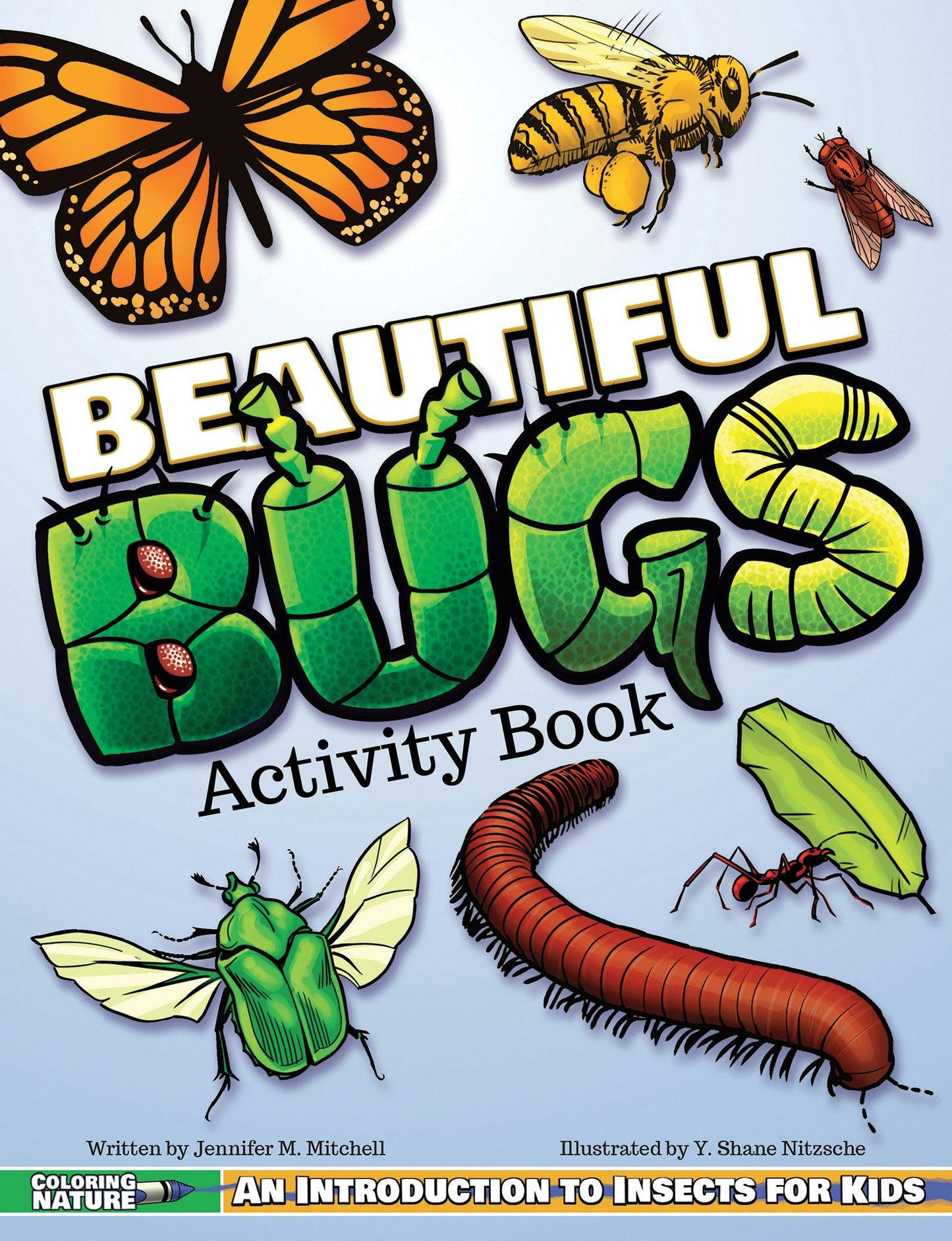 Book cover image for Beautiful Bugs Activity Book ISBN: 9781940647470