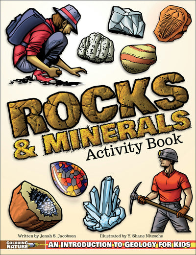 Cover image for Rocks & Minerals Activity Book, isbn: 9781940647487