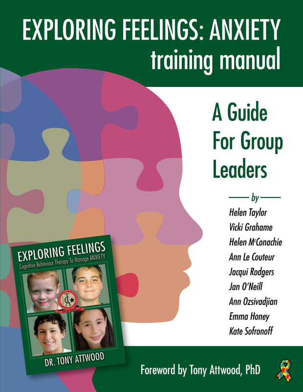 Cover image for Exploring Feelings Anxiety Training Manual, isbn: 9781941765555