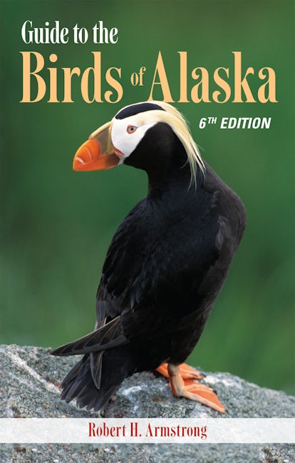 Book cover image for Guide to the Birds of Alaska, 6th edition ISBN: 9781941821428