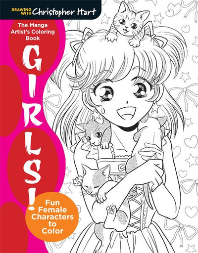 Cover image for Manga Artist's Coloring Book: Girls!, isbn: 9781942021681