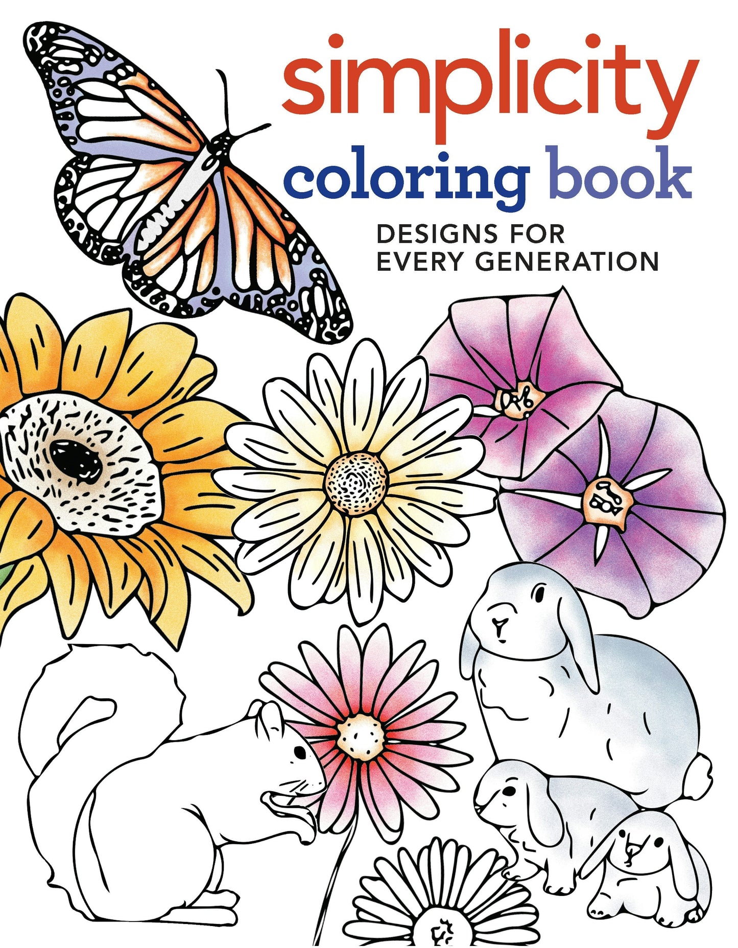 Book cover image for Simplicity Coloring Book ISBN: 9781942021957