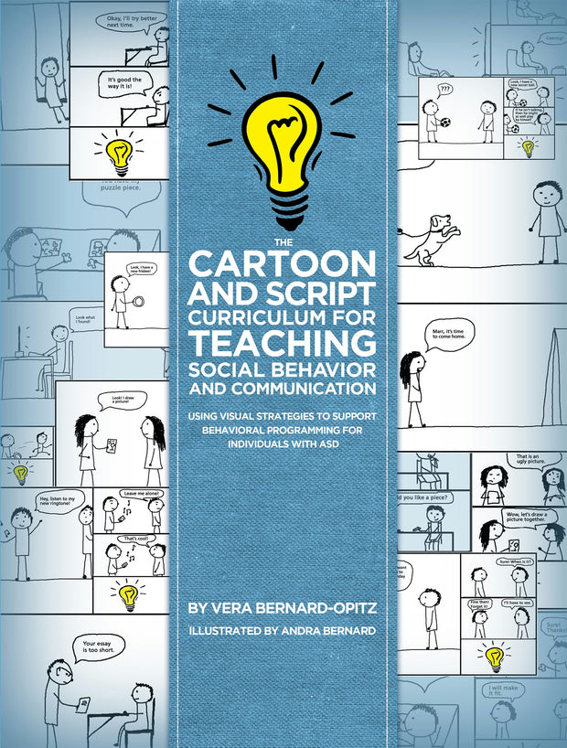 Cover image for The Cartoon and Script Curriculum for Teaching Social Behavior and Communication, isbn: 9781942197317