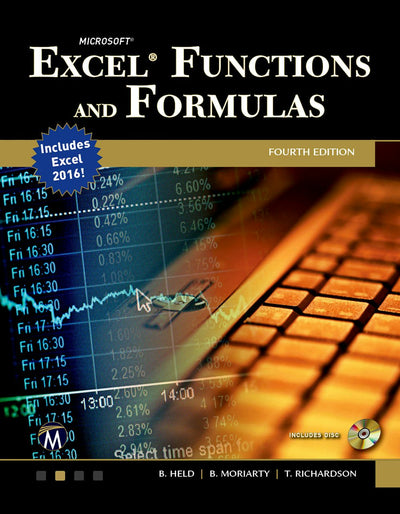 Cover image for Microsoft Excel Functions and Formulas, isbn: 9781944534639
