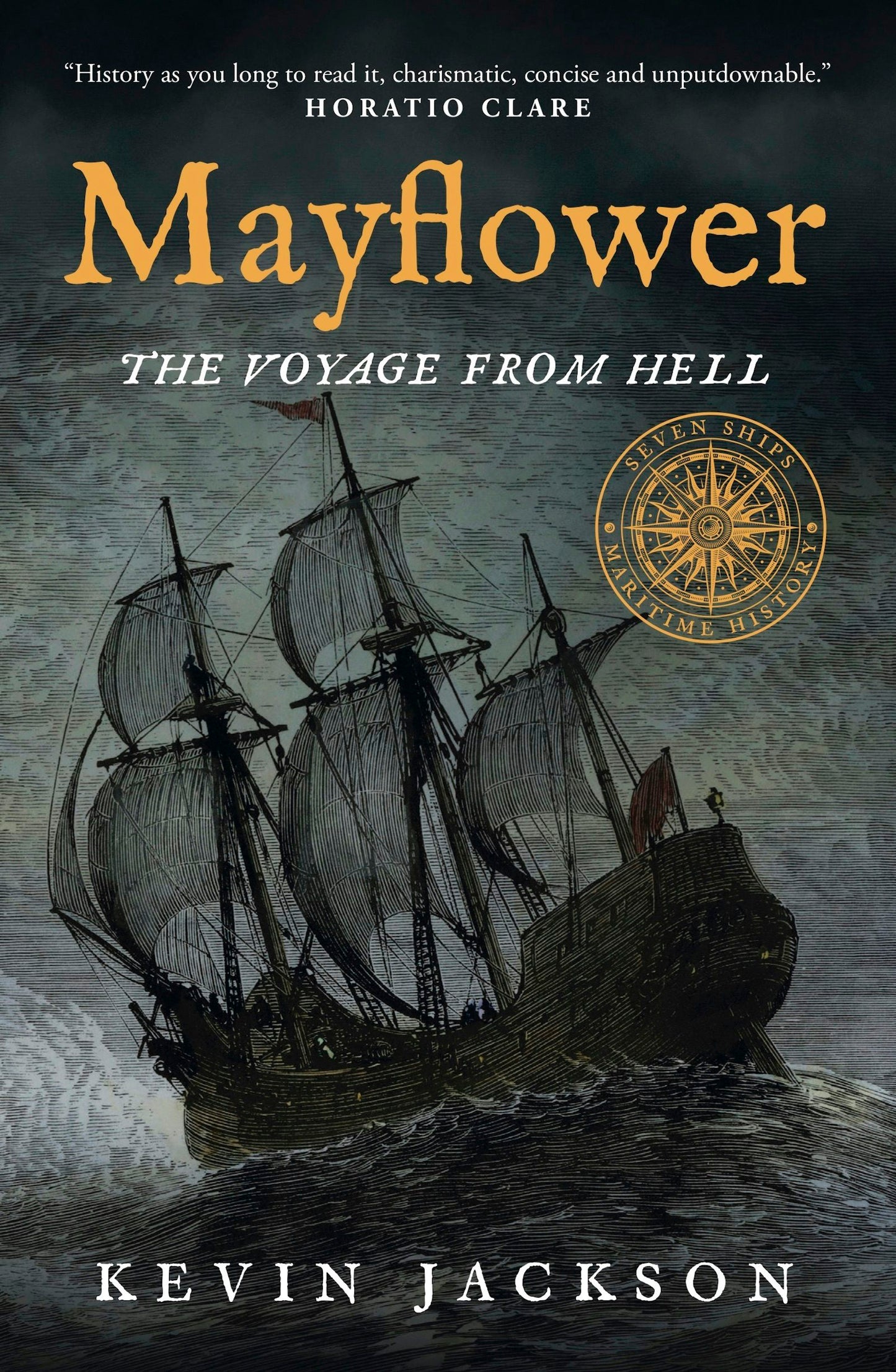 Book cover image for Mayflower: The Voyage from Hell ISBN: 9781948585163
