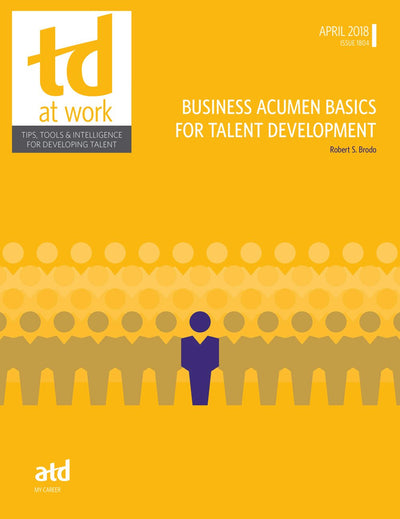 Cover image for Business Acumen Basics for Talent Development, isbn: 9781949036435