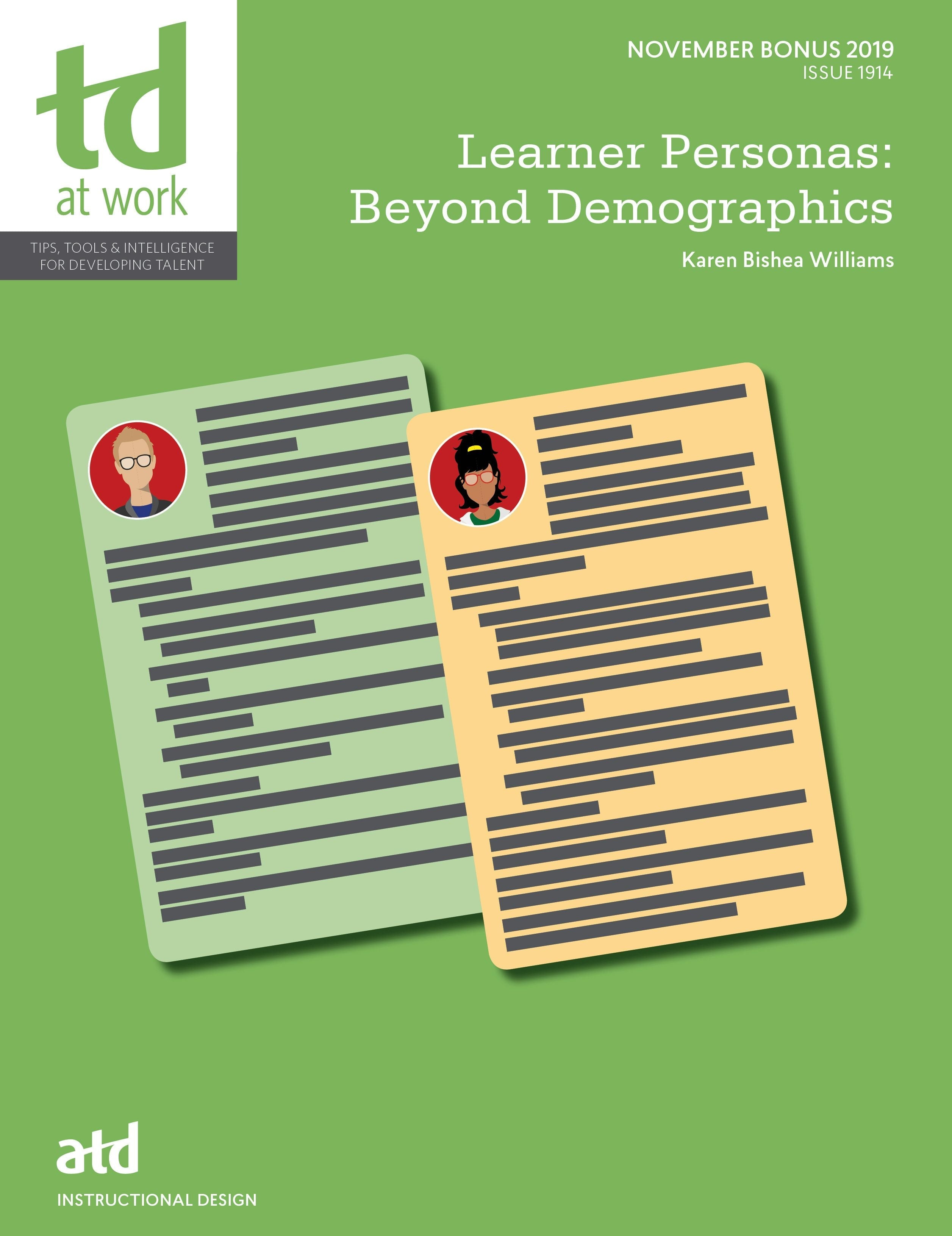 Book cover image for Learning Personas: Beyond Demographics ISBN: 9781949036992