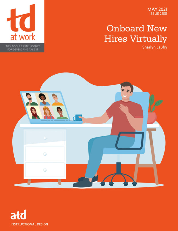 Cover image for Onboard New Hires Virtually, isbn: 9781952157868
