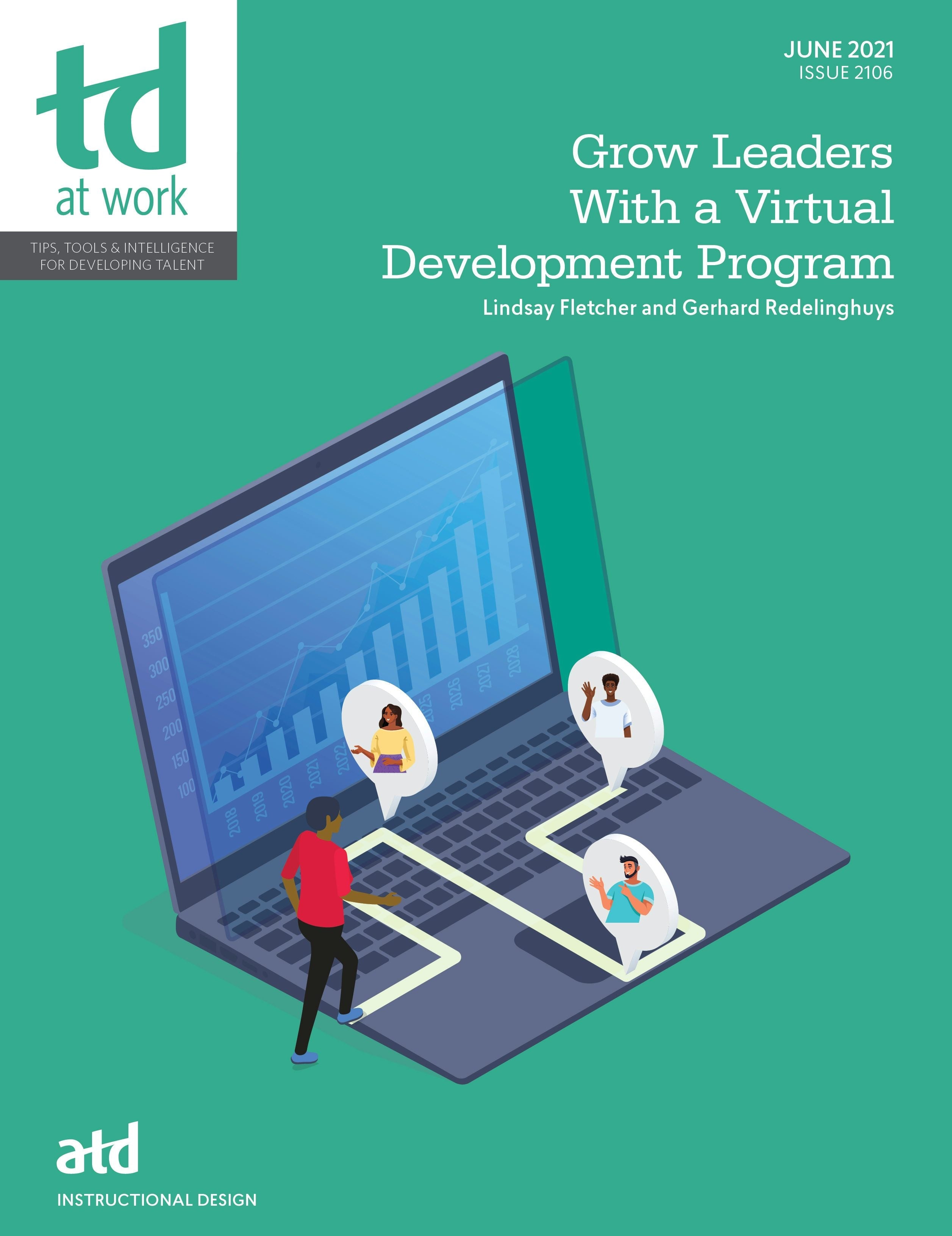 Book cover image for Grow Leaders With a Virtual Development Program ISBN: 9781952157882