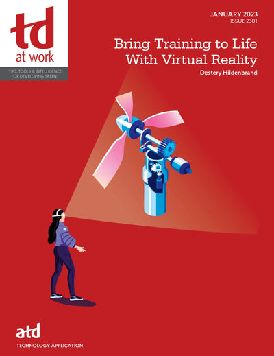 Cover image for Bring Training to Life With Virtual Reality, isbn: 9781957157054