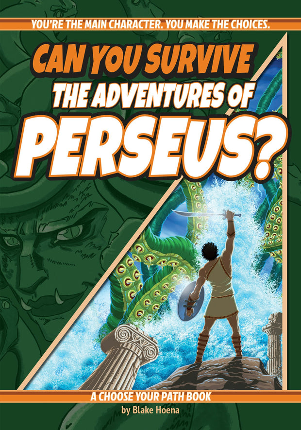 Cover image for Can You Survive the Adventures of Perseus?, isbn: 9781960084026
