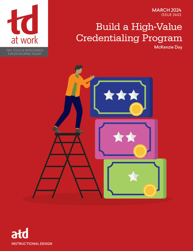 Cover image for Build a High-Value Credentialing Program, isbn: 9781960231000
