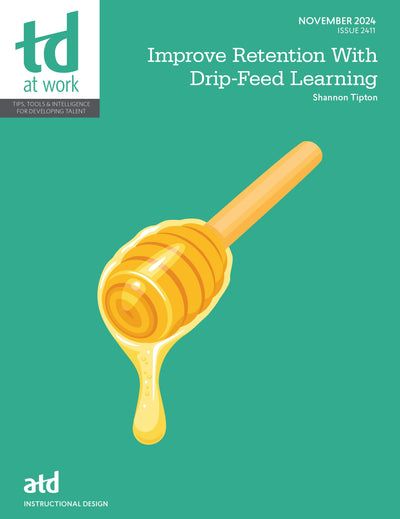 Cover image for Improve Retention With Drip-Feed Learning, isbn: 9781960231161