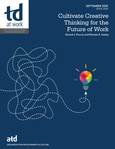 Cover image for Cultivate Creative Thinking for the Future of Work, isbn: 9781960231987