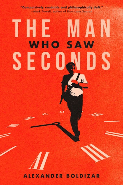 Book cover image for The Man Who Saw Seconds ISBN: 9781960988072