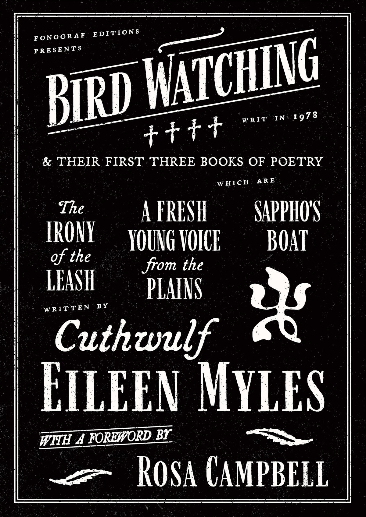 Cover image for Bird Watching and their First Three Books of Poetry ISBN 9781964499529