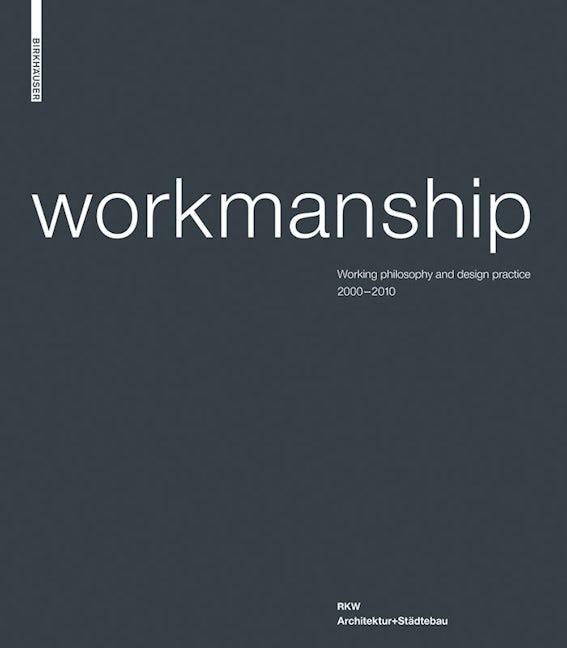 Book cover image for Workmanship ISBN: 9783034604819