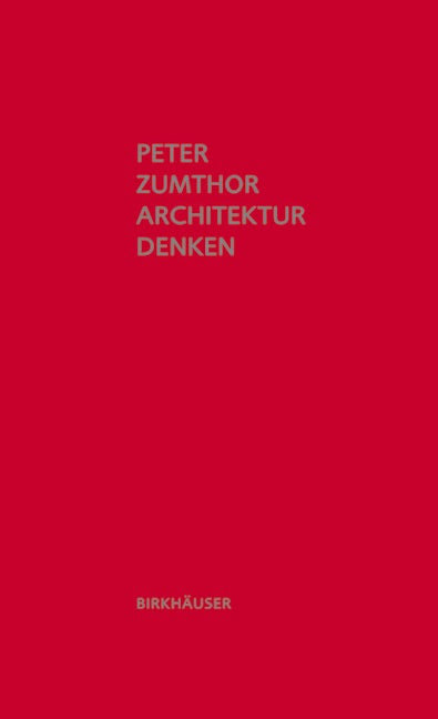 Book cover image for Architektur denken ISBN: 9783034605557