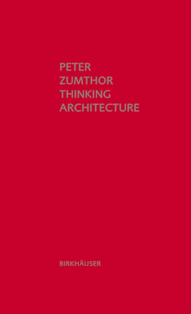 Book cover image for Thinking Architecture ISBN: 9783034605854