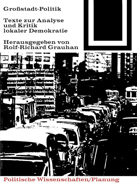 Book cover image for Großstadt-Politik. ISBN: 9783035600414