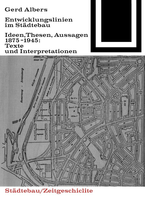 Book cover image for Entwicklungslinien im Städtebau ISBN: 9783035600490