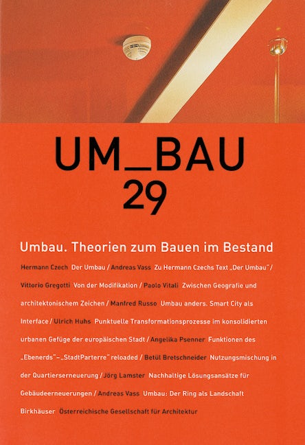 Book cover image for Umbau. Theorien zum Bauen im Bestand ISBN: 9783035611021
