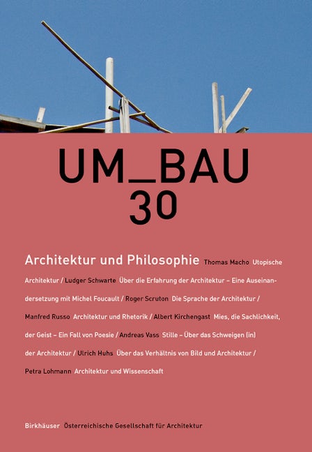Book cover image for Architektur und Philosophie ISBN: 9783035616729