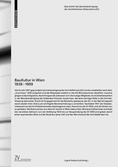BauKultur in Wien 1938–1959