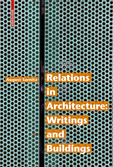 Book cover image for Relations in Architecture ISBN: 9783035618433